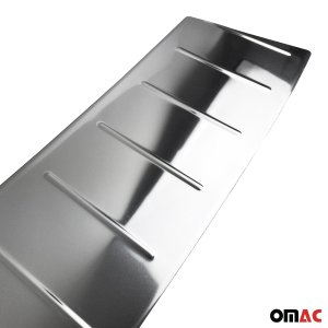 Dodge Nitro Rear Bumper Sill Cover - Omac - Gloss Silver 2007-2012